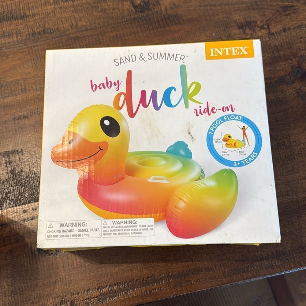 Intex Baby Duck Ride-On Pool Float - Picture 2 of 3
